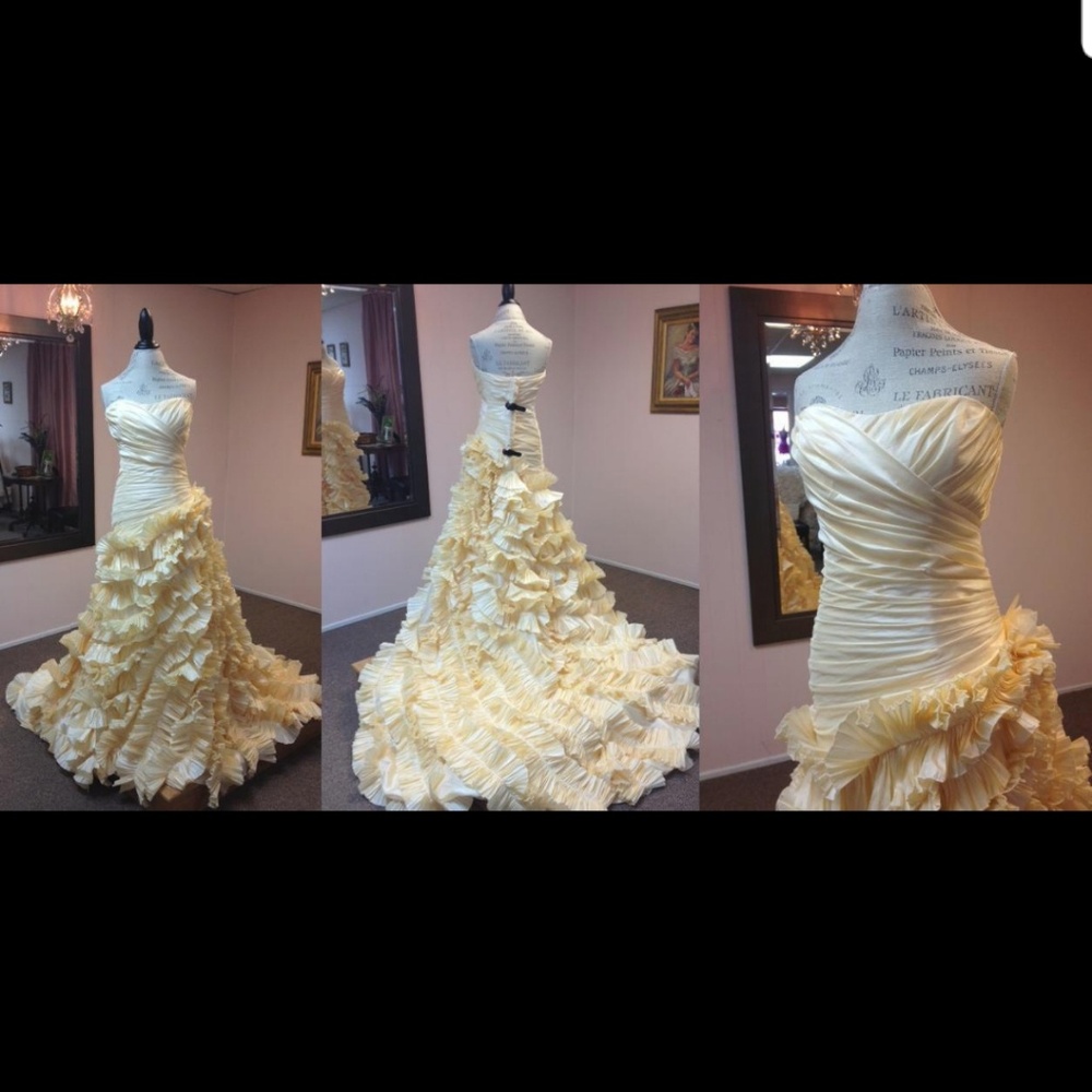 New Unworn Custom Mermaid Wedding Gown